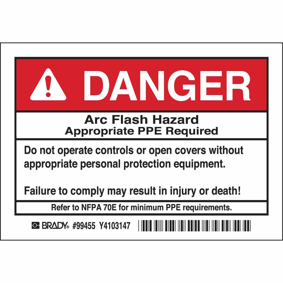 Brady® 99455 Safety & Facility Labels