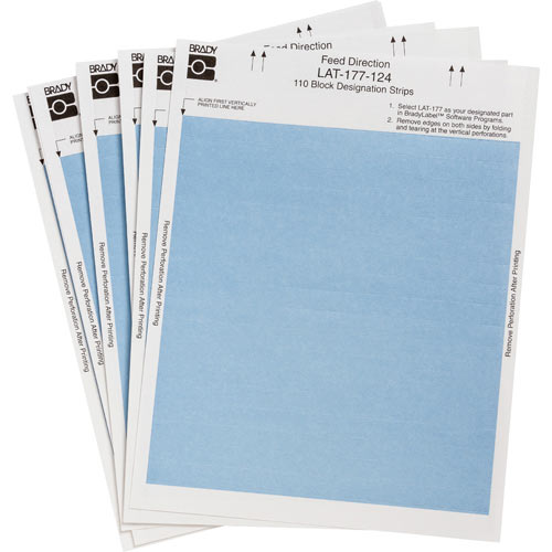 Brady® LAT-177-124-BL Wire & Component Labels