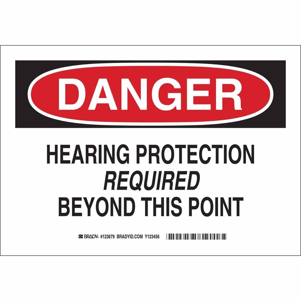 Brady® 123682 Accident Prevention Signs