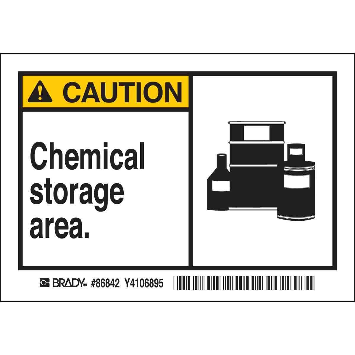 Brady® 86842 Safety & Facility Labels
