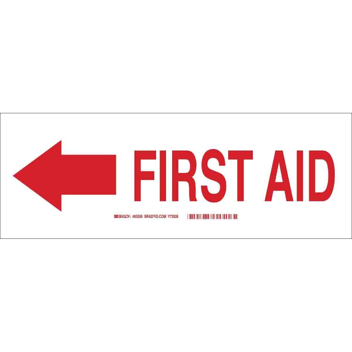 Brady® 85358 Fire, Emergency, Exit & First Aid Signs