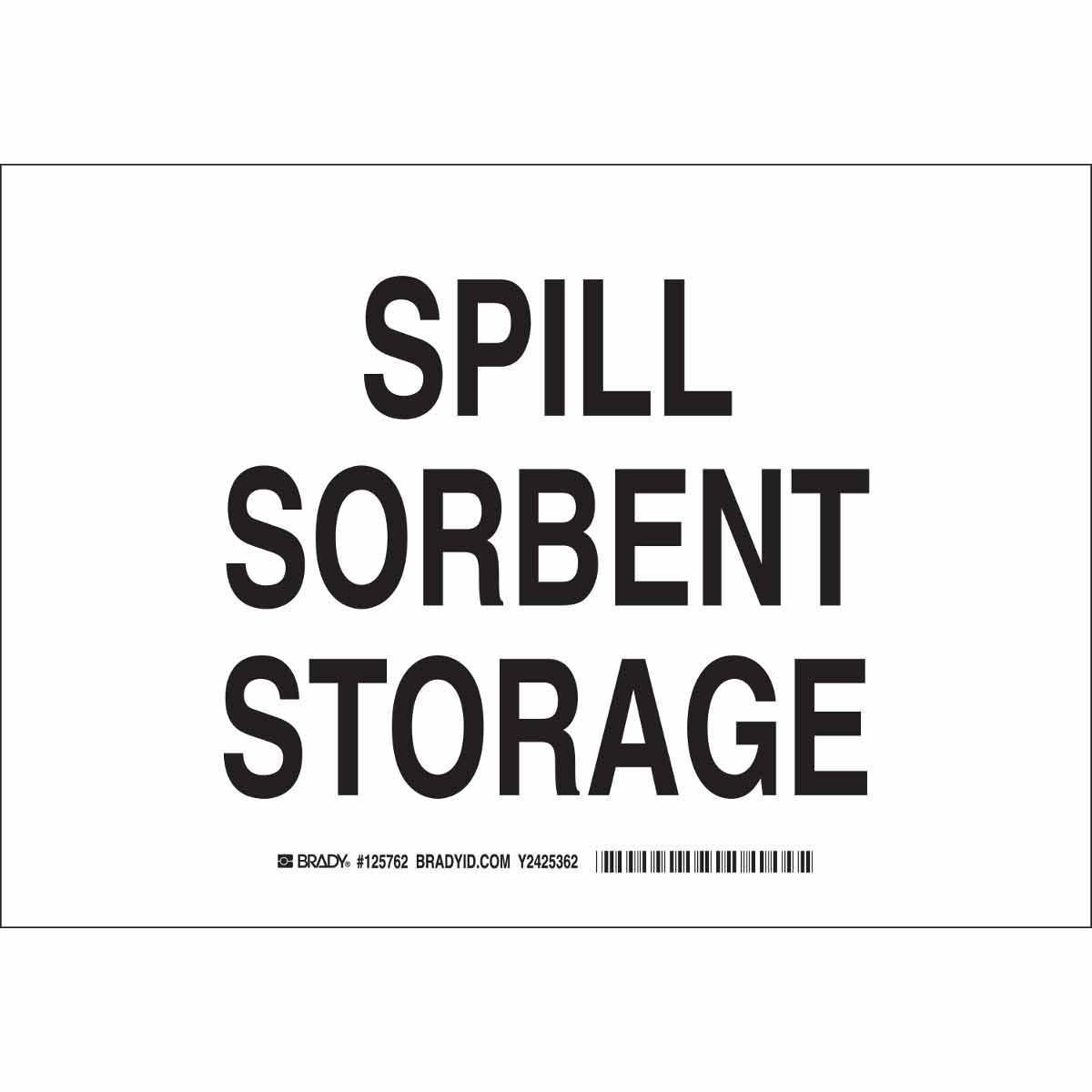 Brady® 125764 Chemical & Hazardous Material Signs