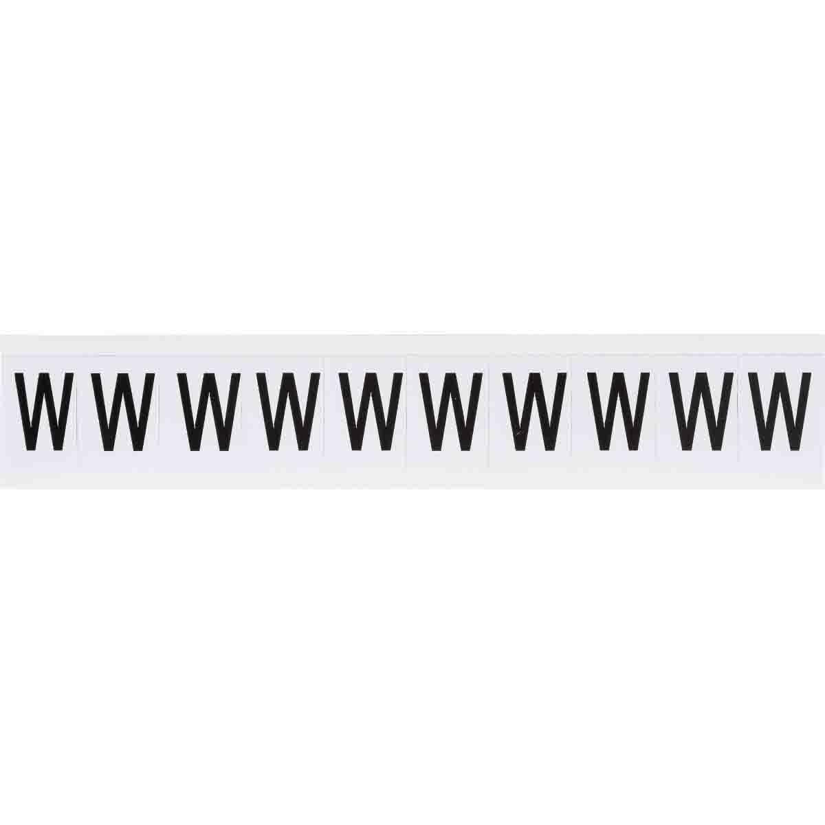 Brady® 9713-W Letters & Numbers