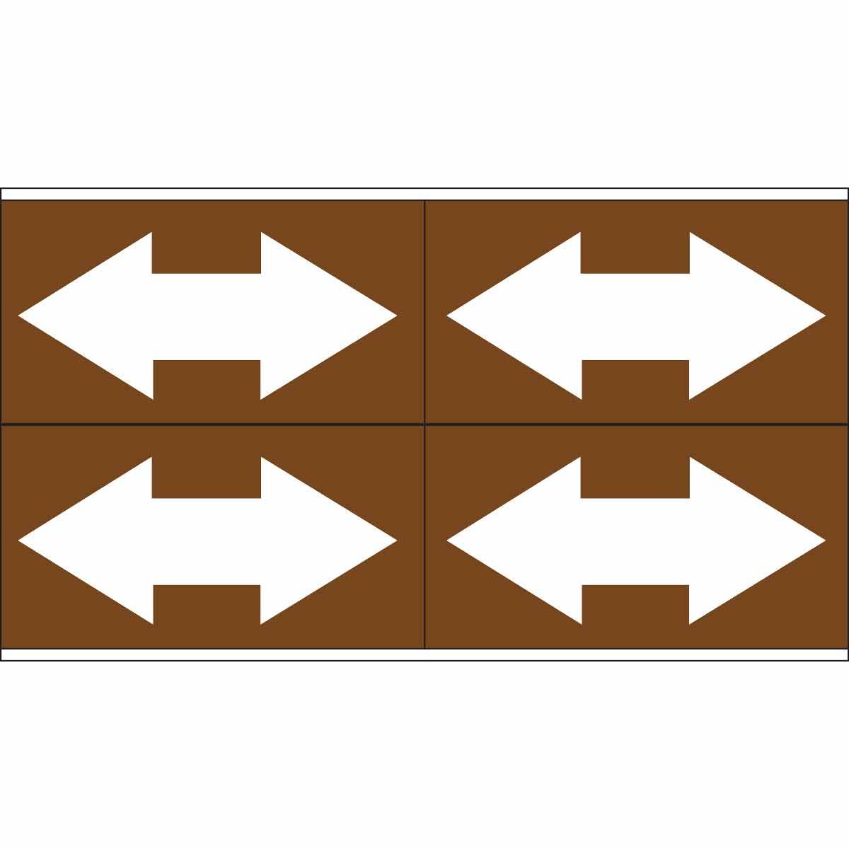 Brady® 109936 Pipe Marking Arrows & Banding Tape