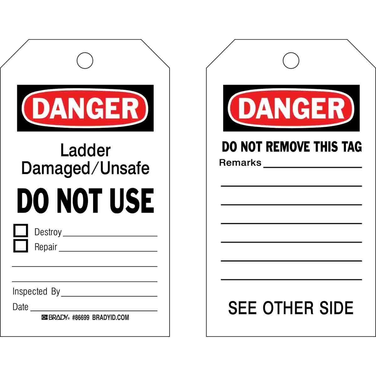 Brady® 86699 Safety & Facility Tags