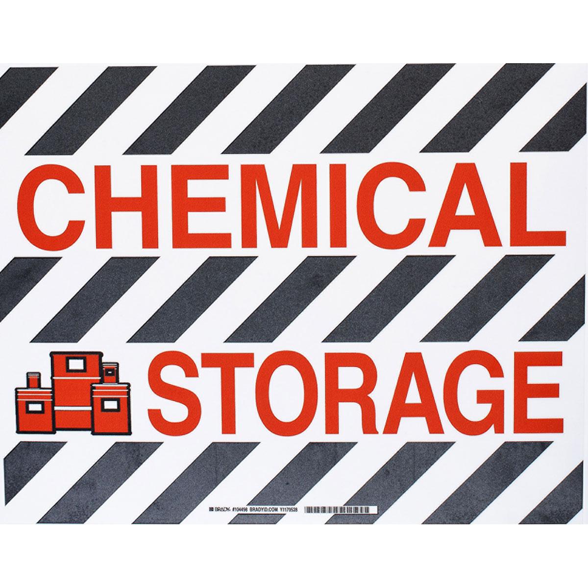 Brady® 104498 Chemical & Hazardous Material Signs