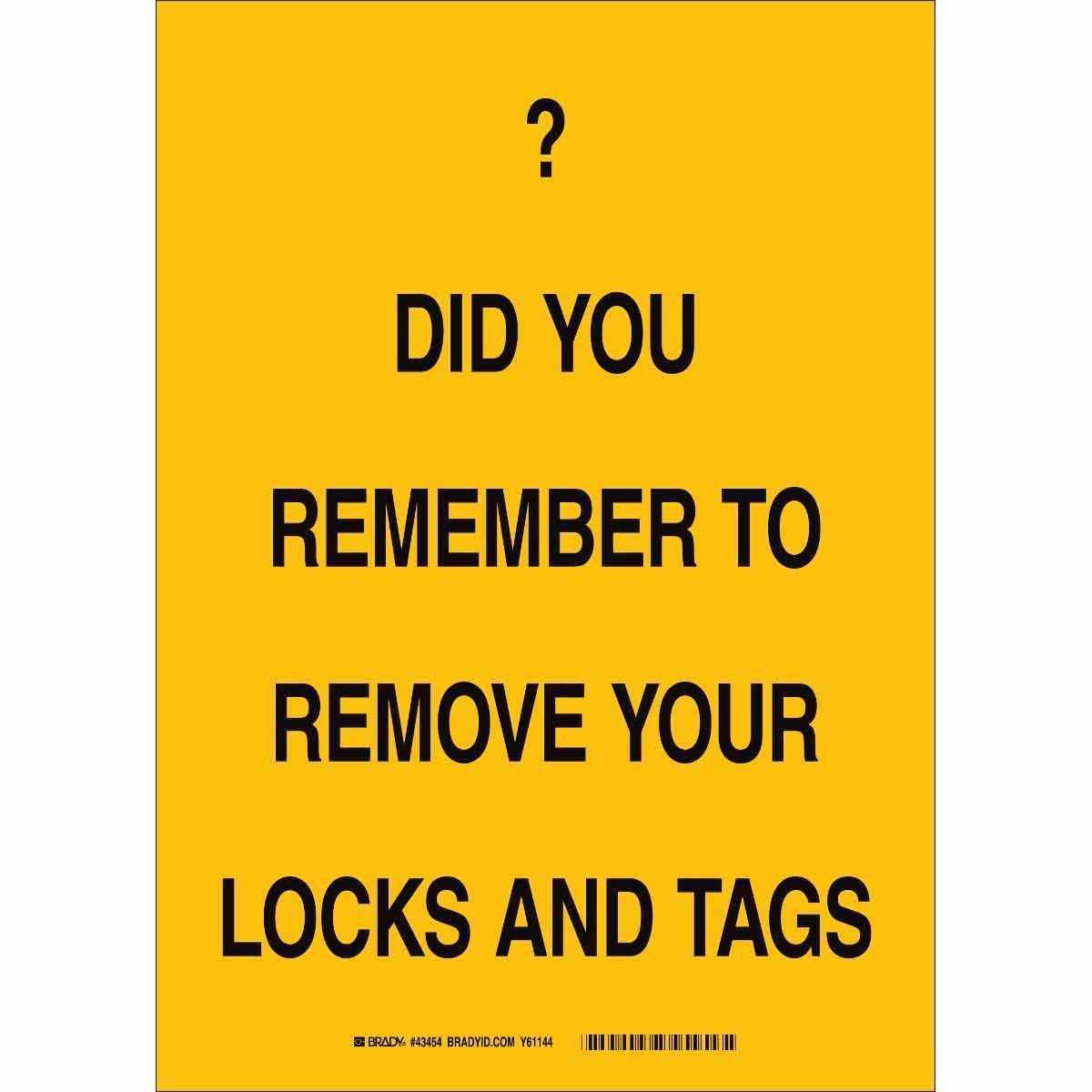 Brady® 25877 Accident Prevention Signs