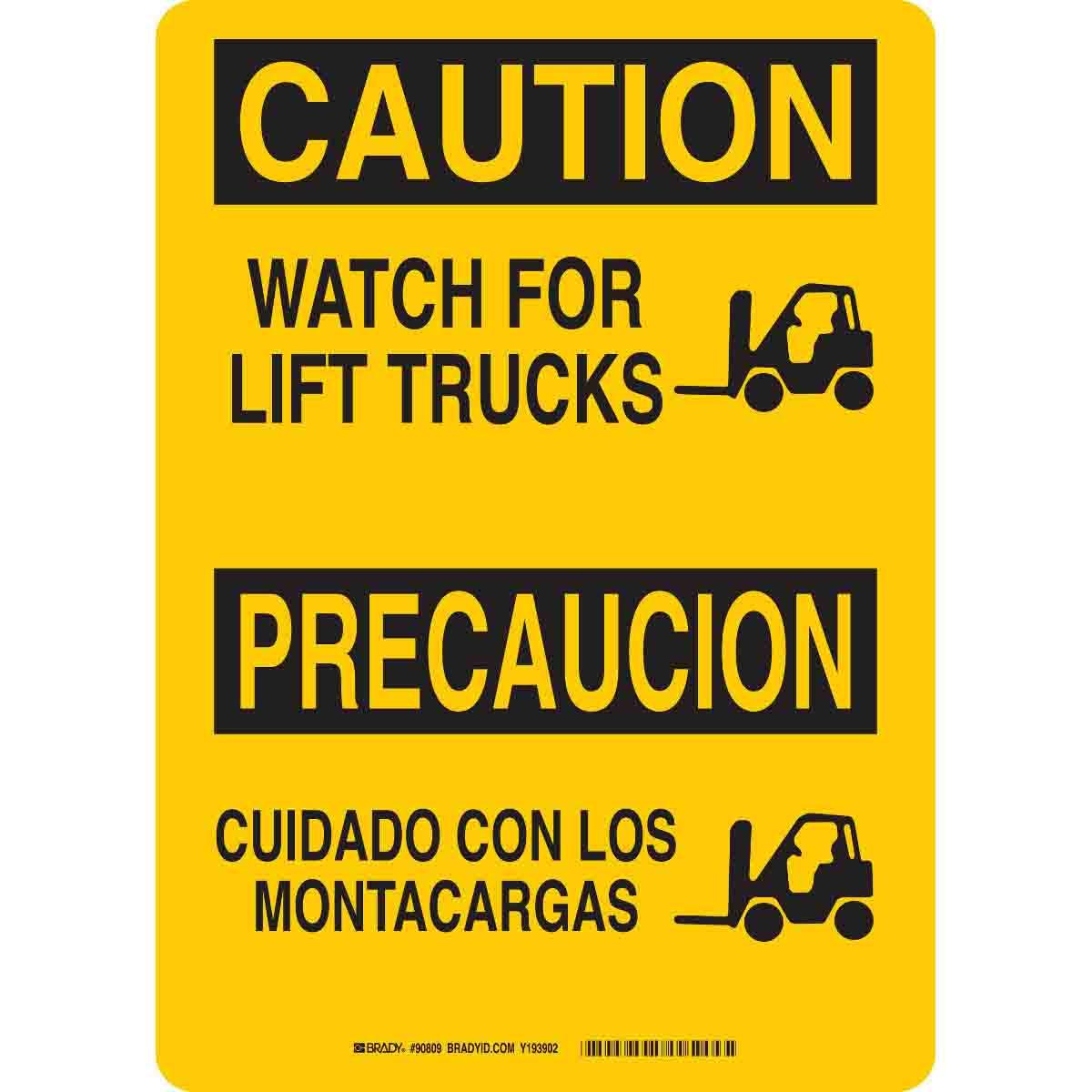 Brady® 122807 Accident Prevention Signs