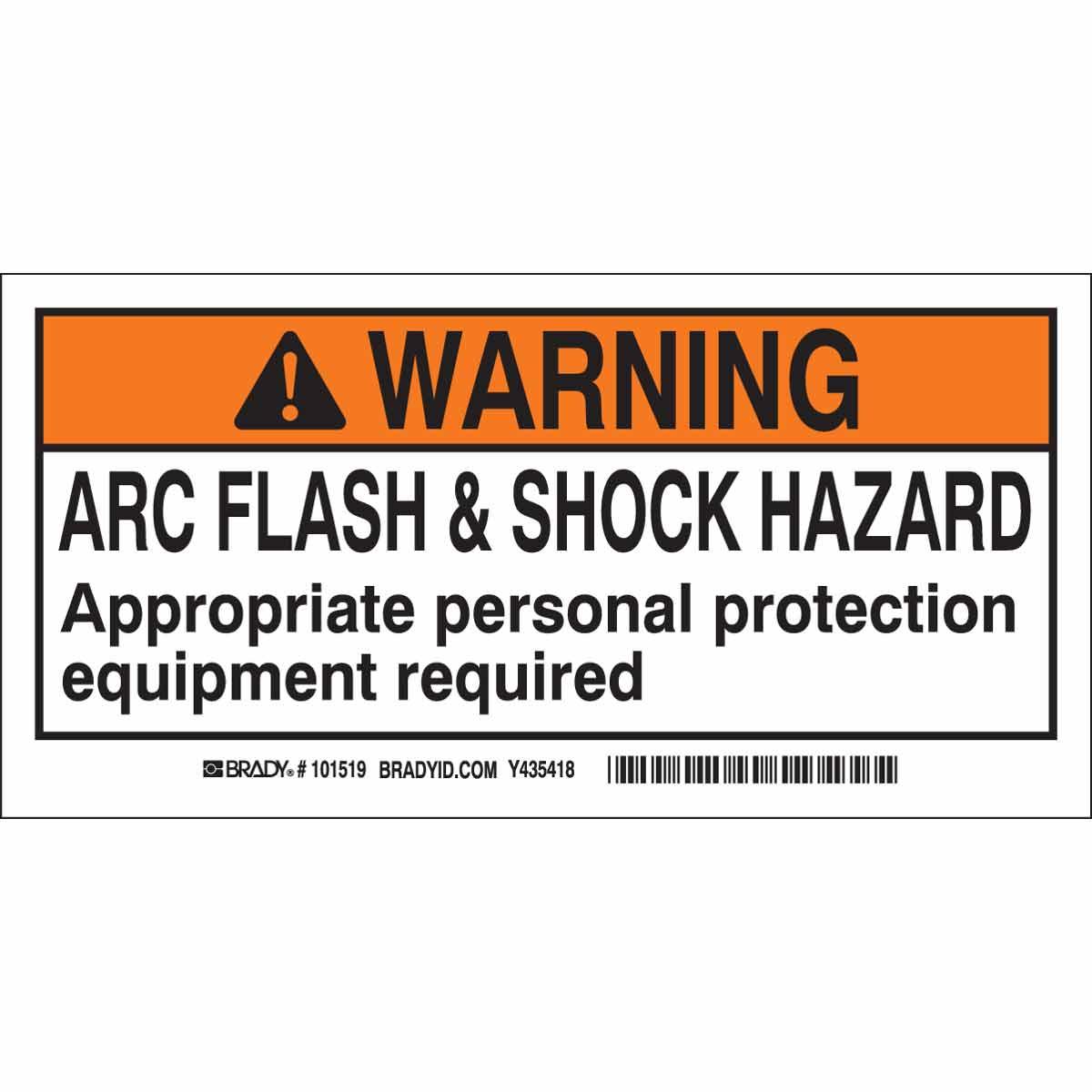 Brady® 101517 Safety & Facility Labels