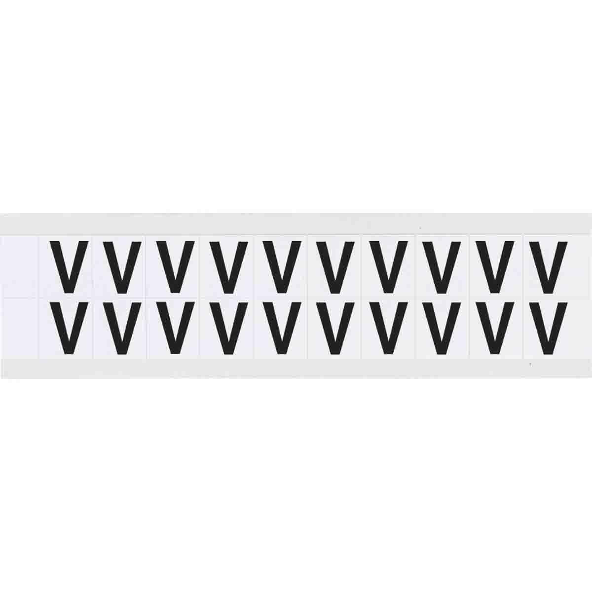 Brady® 9712-V Letters & Numbers