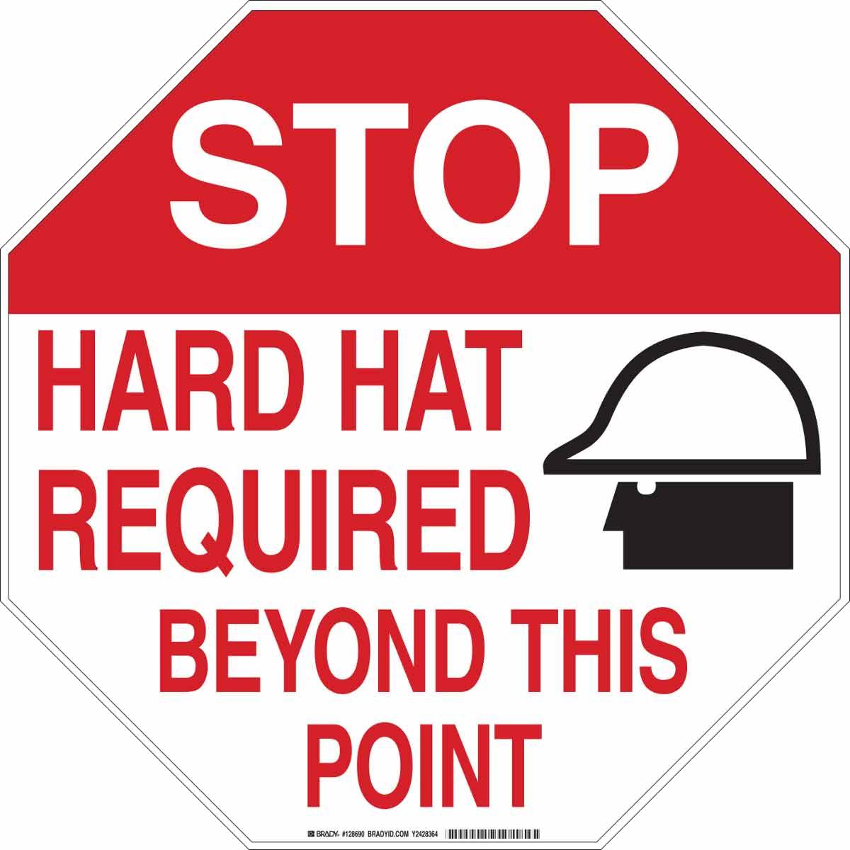 Brady® 128690 Accident Prevention Signs