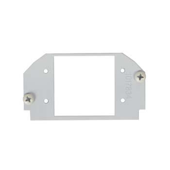 Wiremold® 4MAAP Device Mounting Plate, 2-7/8 in L x 1-9/16 in W x 1/16 in D, Steel