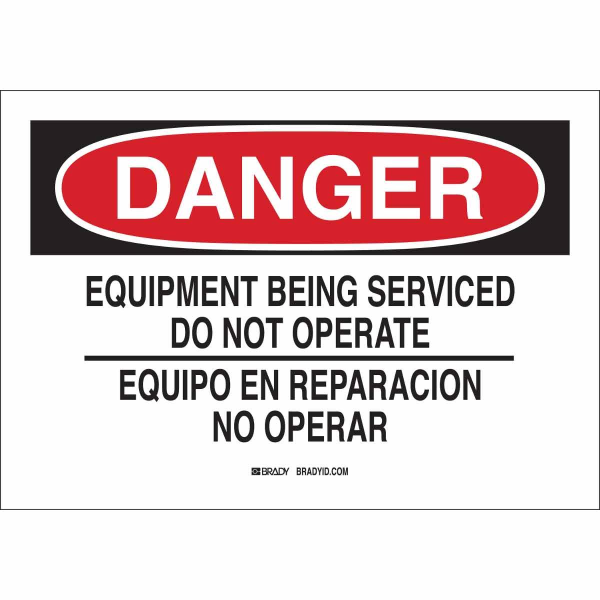 Brady® 50270 Accident Prevention Signs