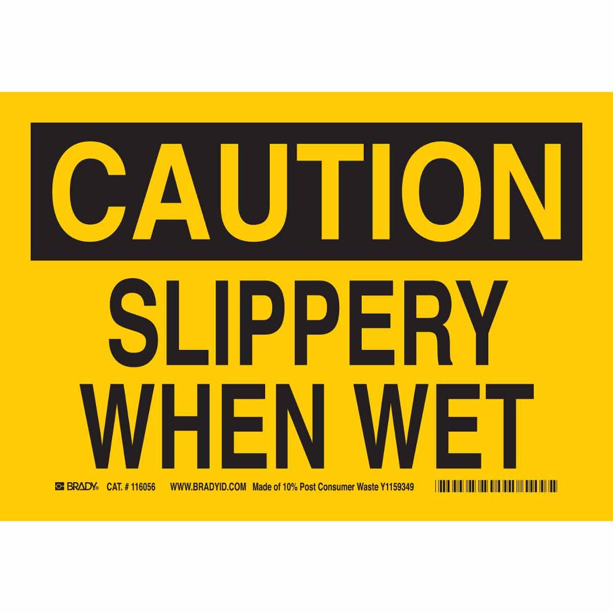 Brady® 118277 Accident Prevention Signs