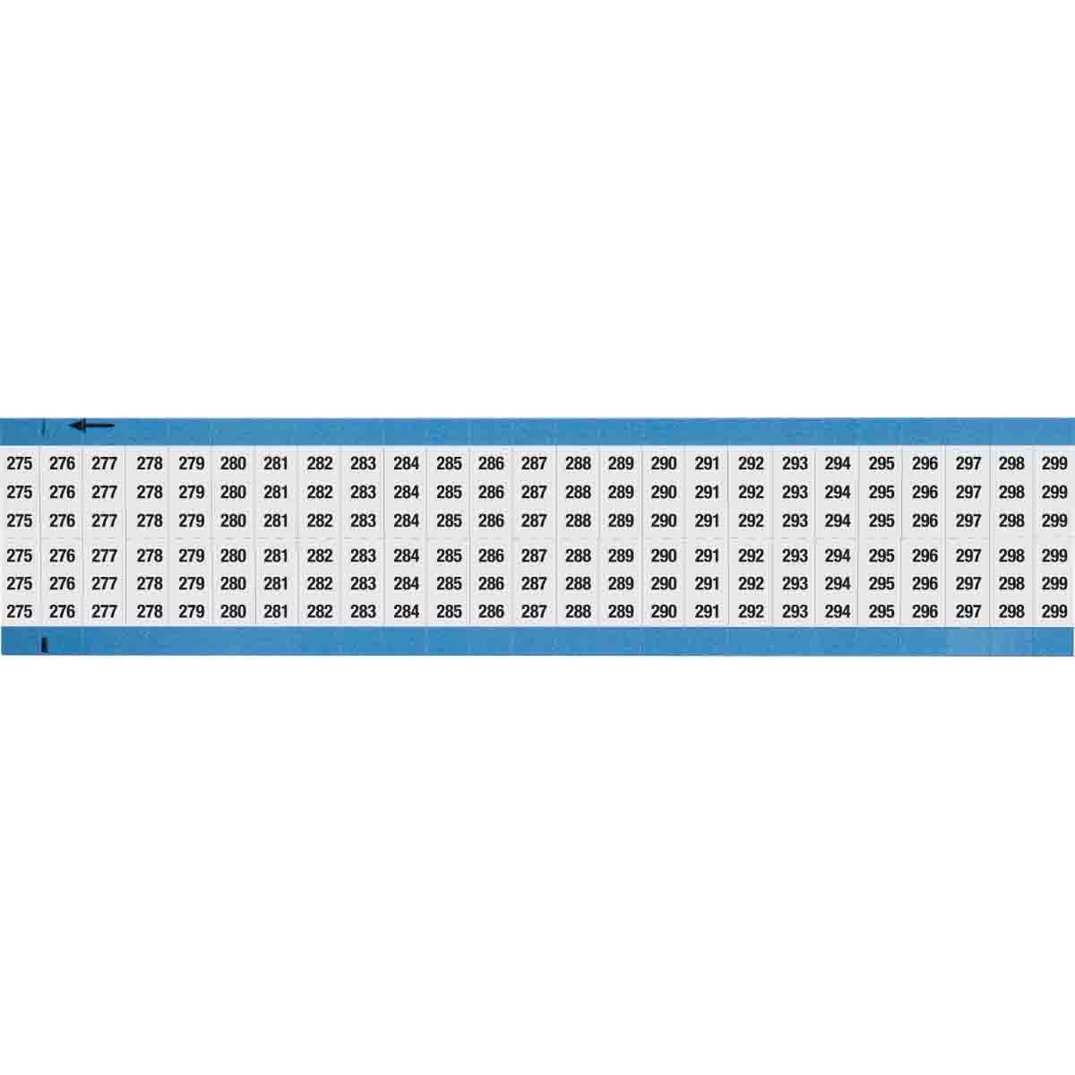 Brady® WM-275-299-SC-PK Wire Marker Cards