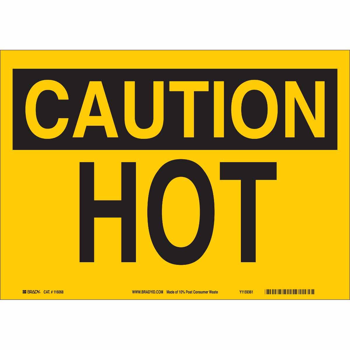 Brady® 122430 Accident Prevention Signs