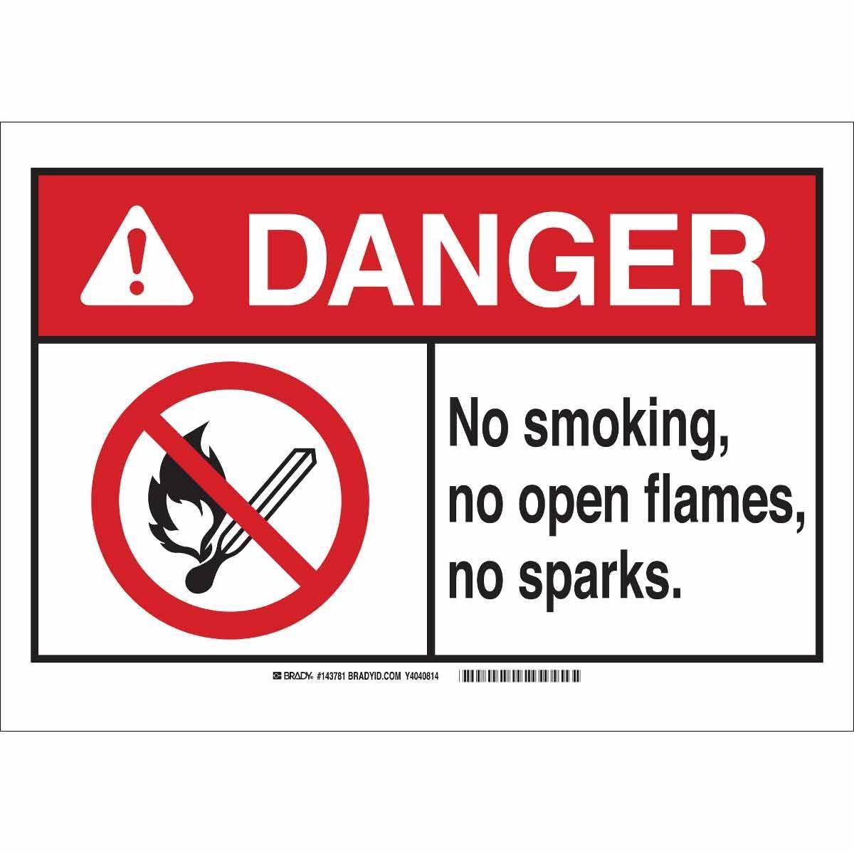 Brady® 143785 No Smoking & Restricted Activity Signs