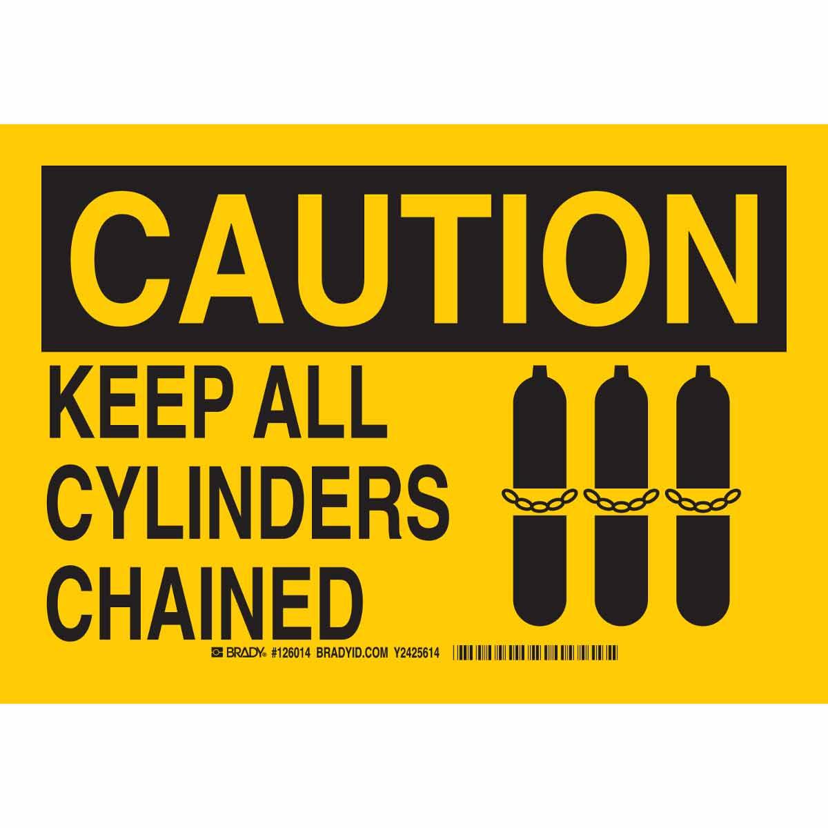 Brady® 126013 Chemical & Hazardous Material Signs