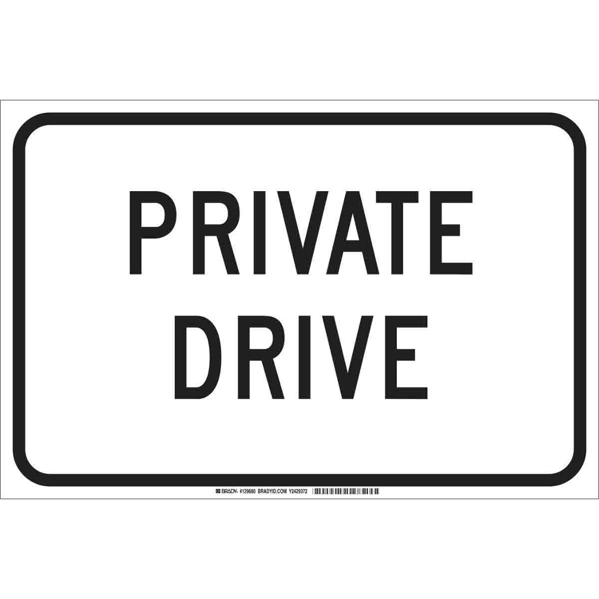 Brady® 129680 Parking & Traffic Signs