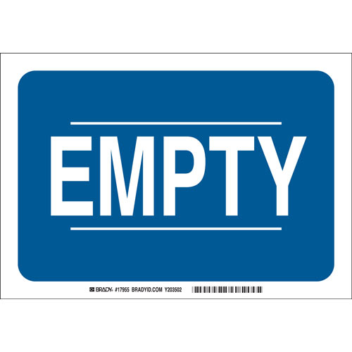 Brady® 17955 Chemical & Hazardous Material Signs