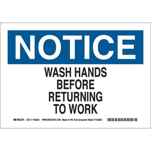 Brady® 116074 Accident Prevention Signs