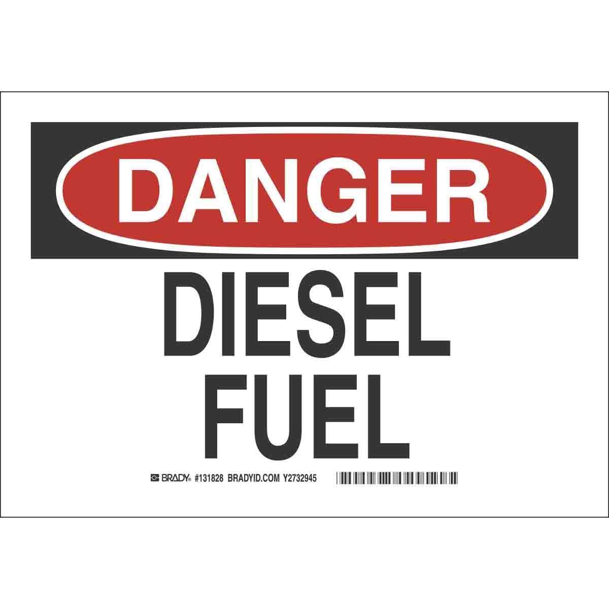 Brady® 84375 Chemical & Hazardous Material Signs