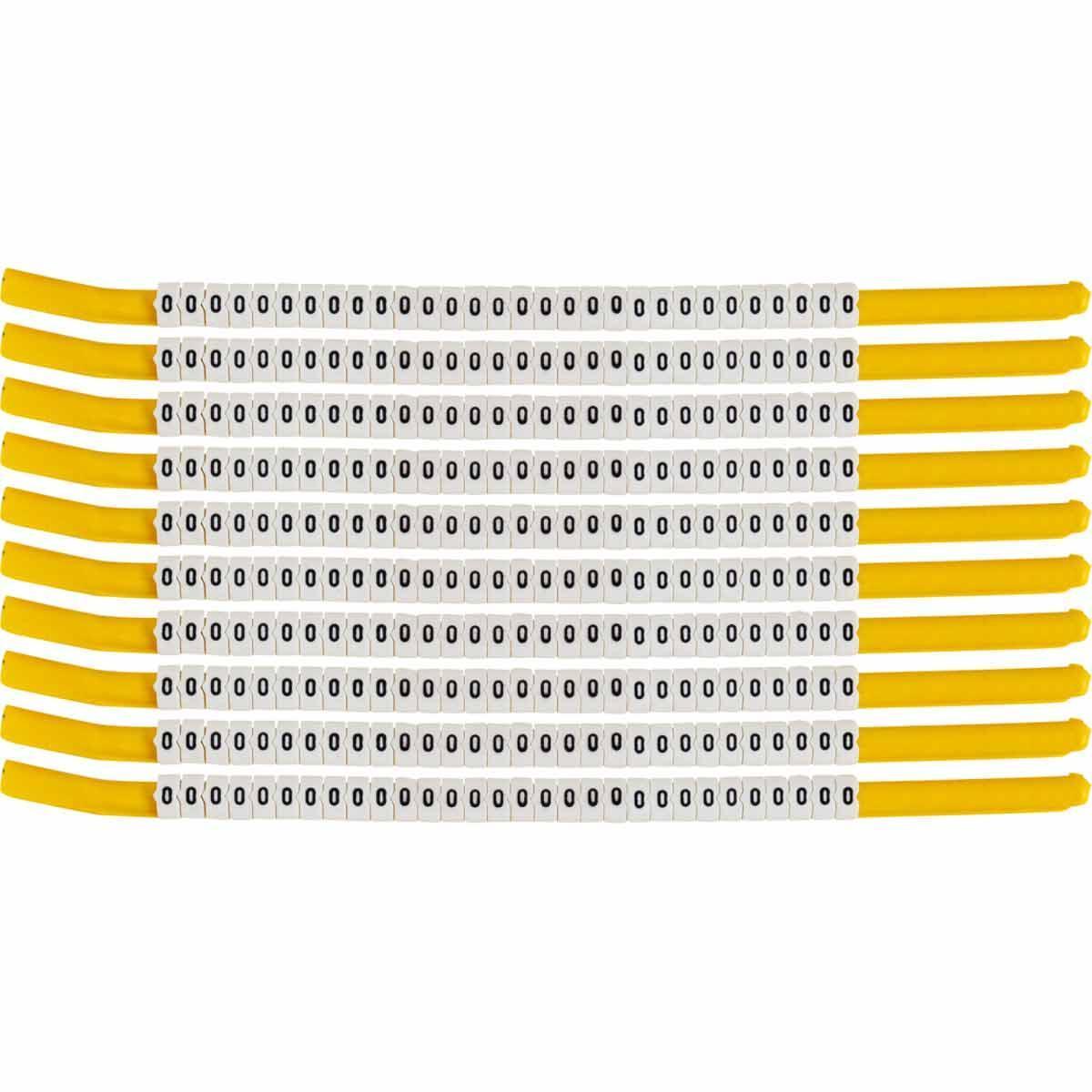 Brady® SCN18-O-CAP Clip on Wire Markers