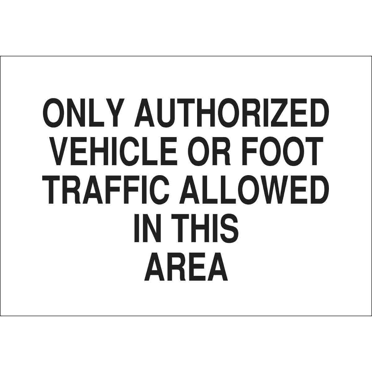Brady® 40799 Access & Security Signs