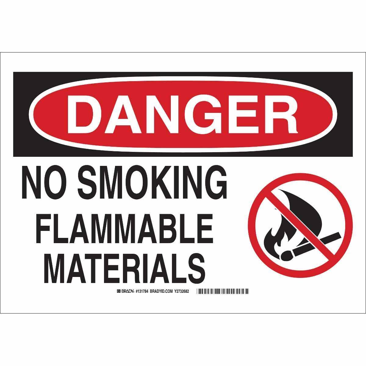 Brady® 131785 No Smoking & Restricted Activity Signs