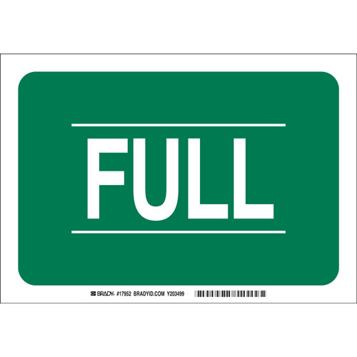 Brady® 17952 Chemical & Hazardous Material Signs