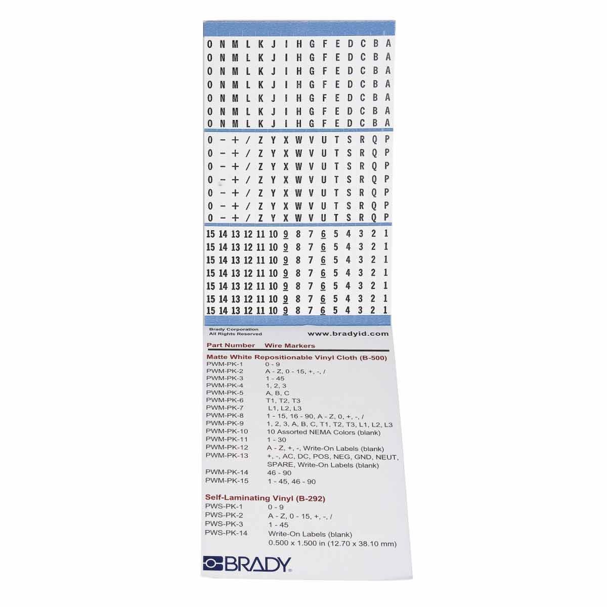 Brady® PWM-PK-8 Wire & Component Books