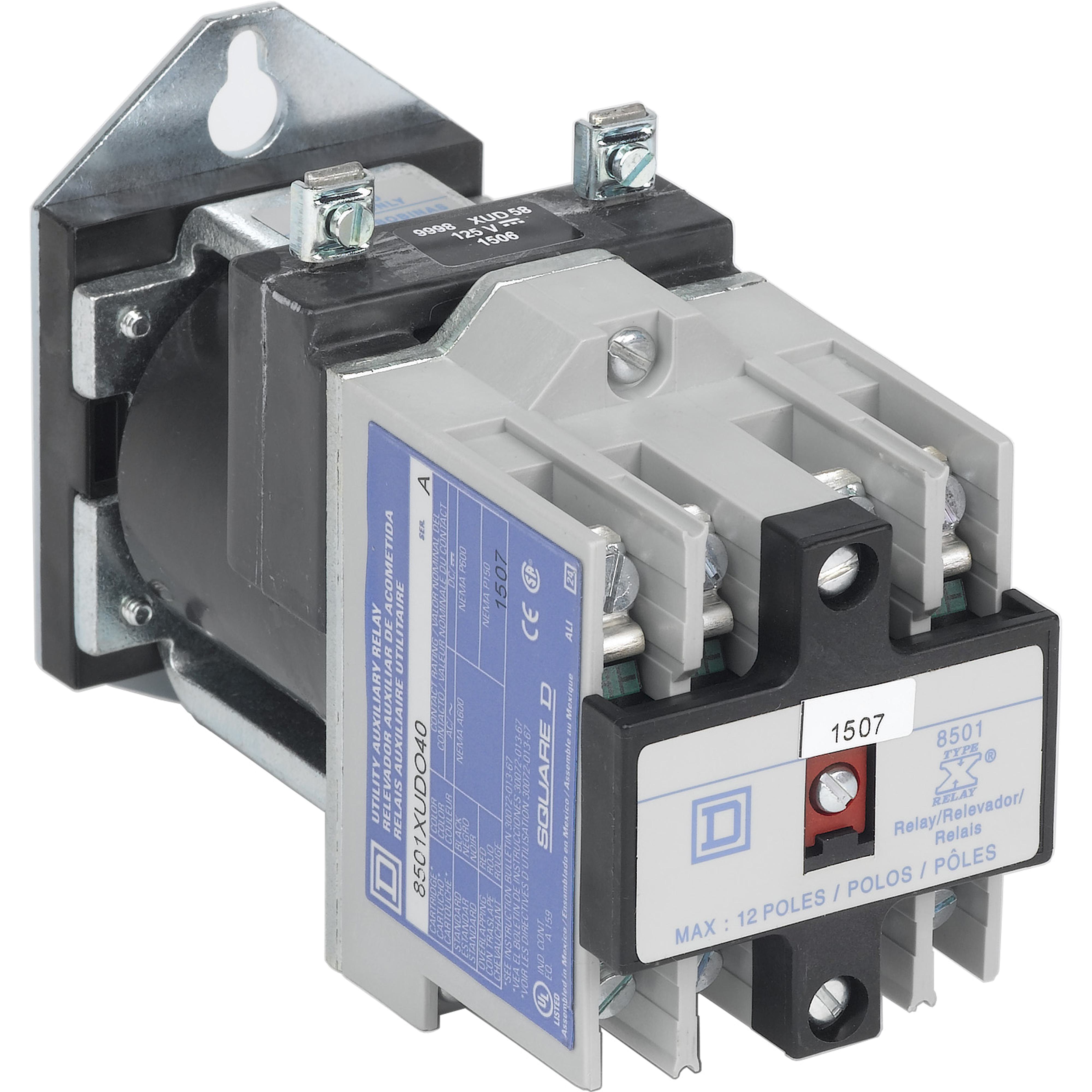 Square D™ 8501XUDO40V63 NEMA Control Relays