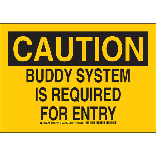 Brady® 126711 Accident Prevention Signs