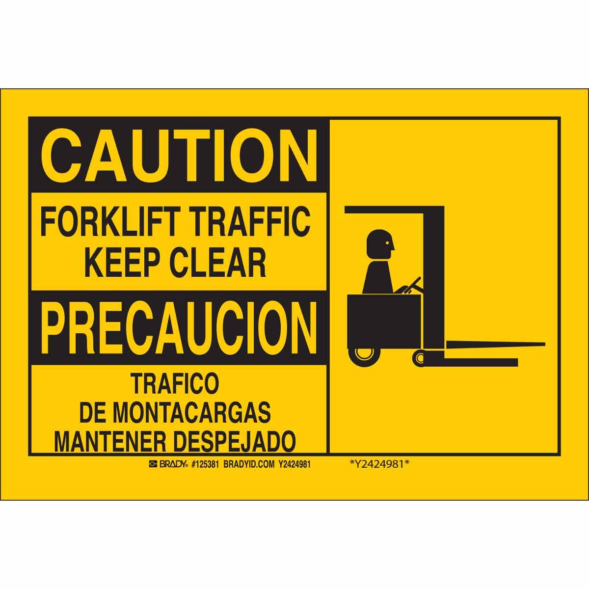 Brady® 125384 Accident Prevention Signs