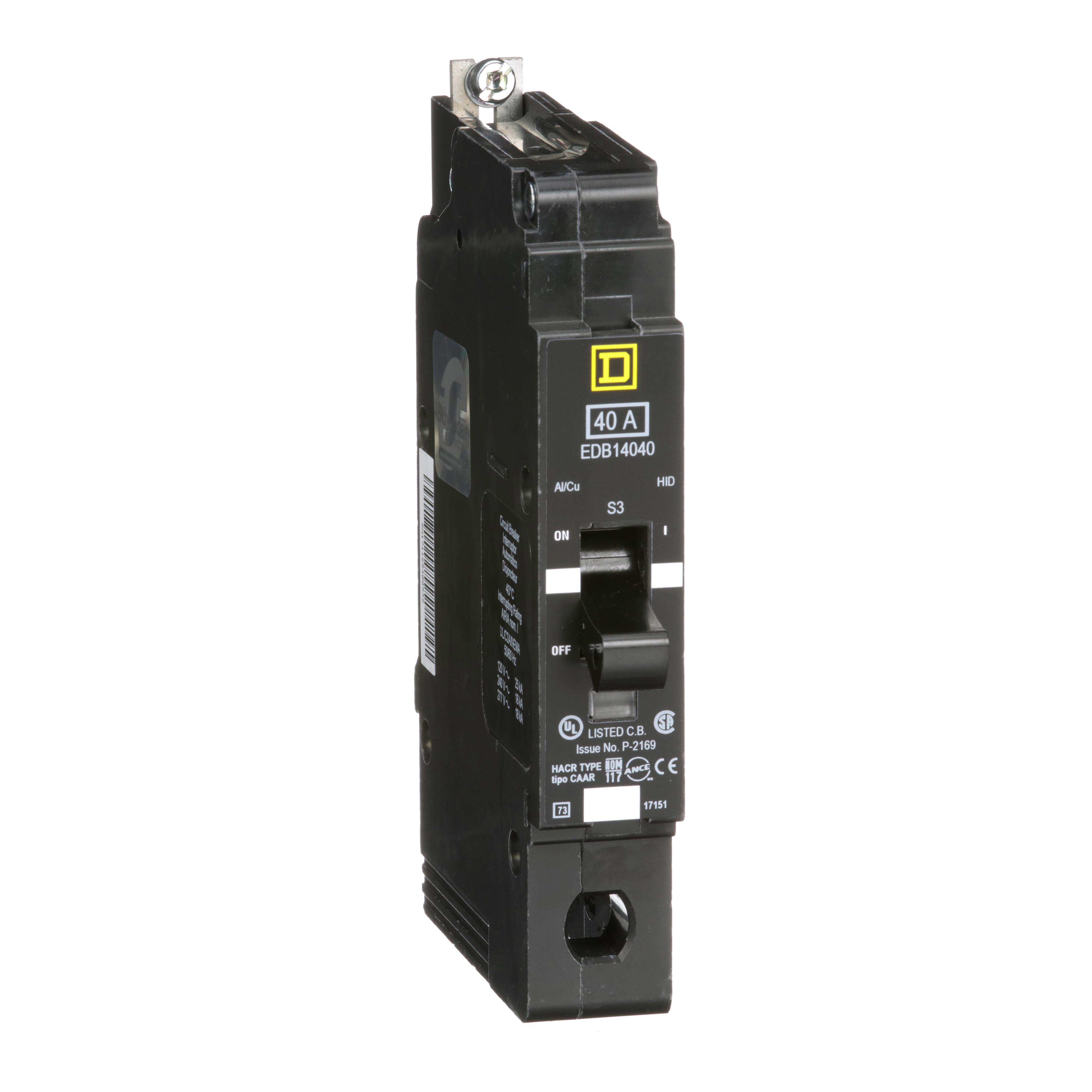 Square D™ EDB14040 Miniature Circuit Breakers