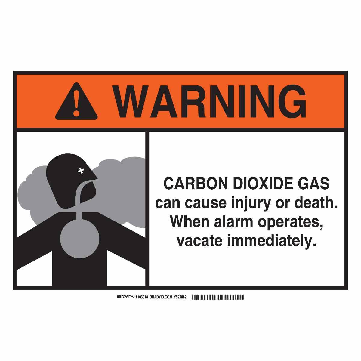 Brady® 106018 Chemical & Hazardous Material Signs