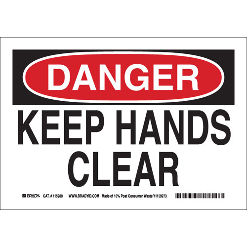 Brady® 118200 Accident Prevention Signs