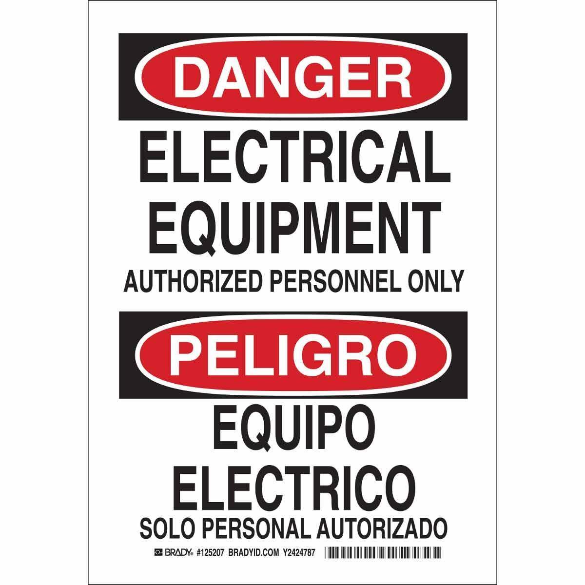 Brady® 125208 Access & Security Signs
