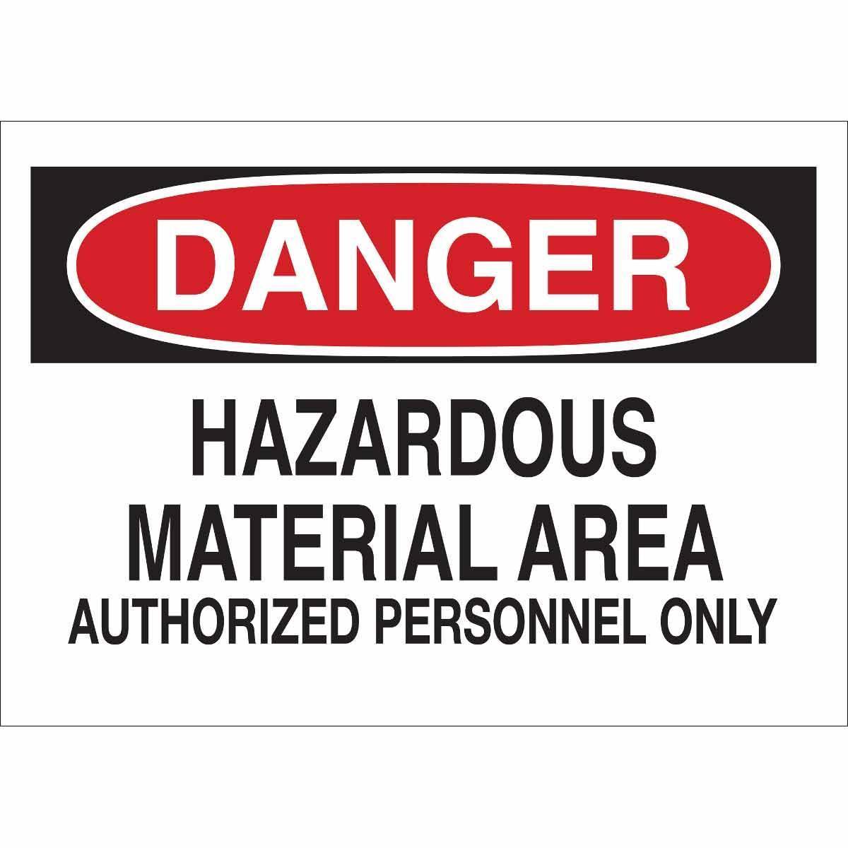 Brady® 43020 Chemical & Hazardous Material Signs