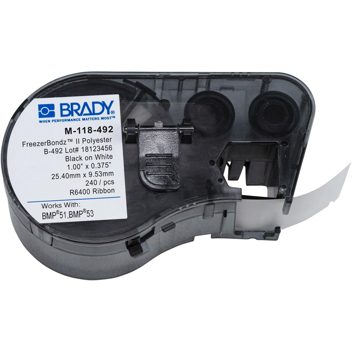 Brady® M-118-492 Label Cartridges