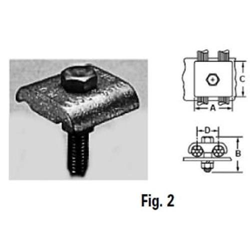 ILSCO® GHS-5 Grounding-Bonding Clamps