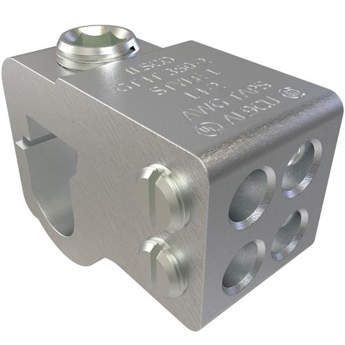 ILSCO® GT4T-350-2-1 Mechanical Multiple Cable Taps
