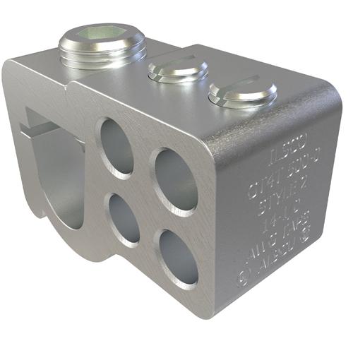 ILSCO® GT4T-500-0-2 Mechanical Multiple Cable Taps