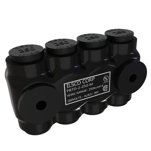 ILSCO® PBTD-2-250-M Mechanical Insulated Cable Taps