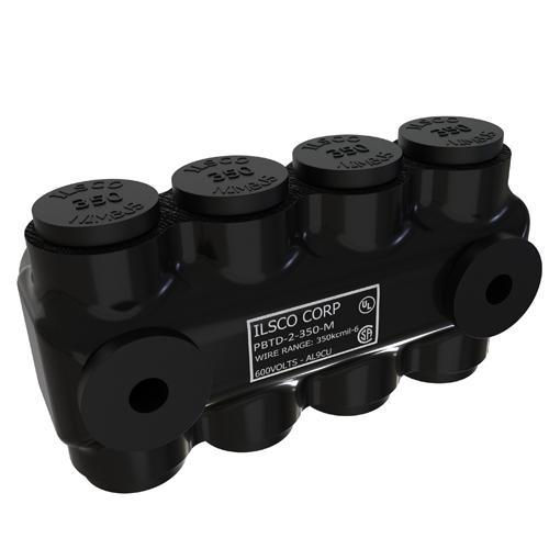 ILSCO® PBTD-2-350-M Mechanical Multiple Cable Taps