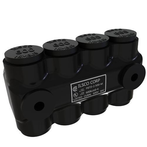 ILSCO® PBTD-2-500-M Mechanical Multiple Cable Taps