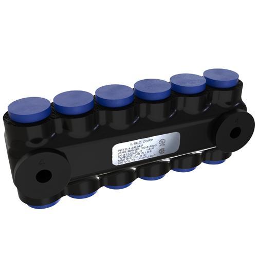 ILSCO® PBTD-4-3/0-M-F Mechanical Insulated Cable Taps