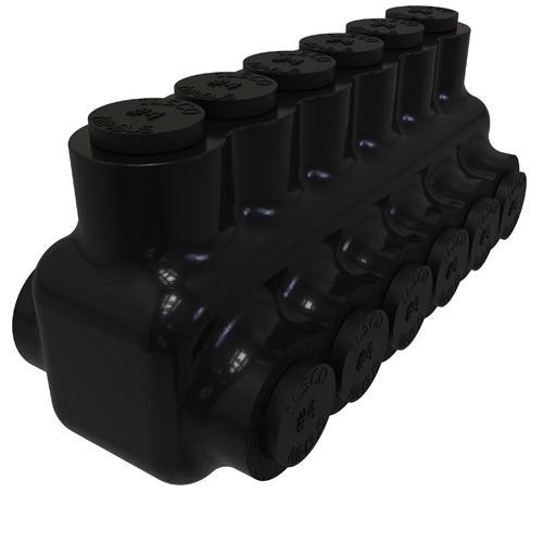 ILSCO® PBTD-6-4 Mechanical Multiple Cable Taps