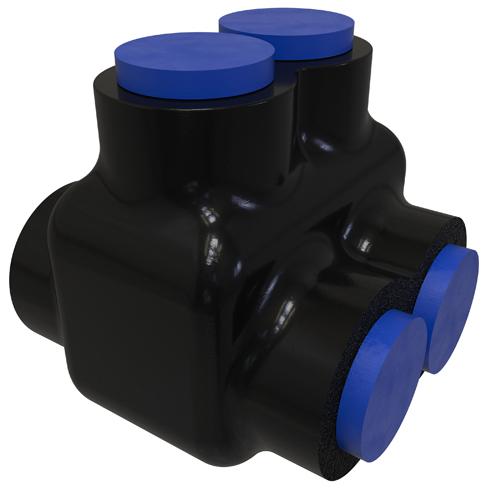 ILSCO® PBTD-2-1/0-F Mechanical Multiple Cable Taps