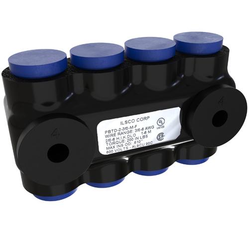 ILSCO® PBTD-2-3/0-M-F Mechanical Insulated Cable Taps